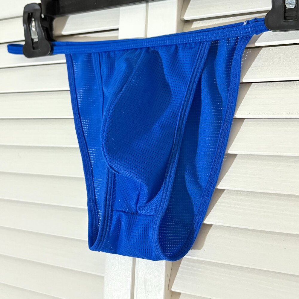 Mesh Bikini Brief - Blue (Asian Size XL)